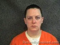 Mugshot of Ashley Marie Cross booked in Gage County, Nebraska on April 6, 2026