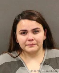 Mugshot of Nayeli A Manriquez-Mendoza booked in Hall County, Nebraska on June 5, 2026