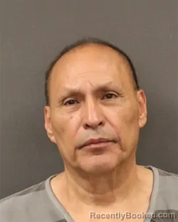 Mugshot of Lorenzo Ruiz booked in Hall County, Nebraska on June 8, 2026
