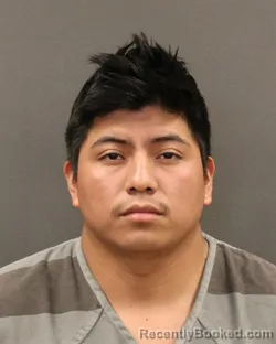 Mugshot of Mario Ramos-Barrera booked in Hall County, Nebraska on July 25, 2026