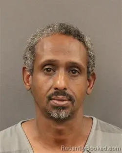 Mugshot of Mohamed Ahmad Abshir booked in Hall County, Nebraska on July 25, 2026