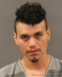 Mugshot of Hugo Albert Bonilla Rivera booked in Hall County, Nebraska on August 1, 2026
