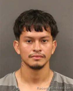 Mugshot of Darwin Misael Garcia Vivar booked in Hall County, Nebraska on August 8, 2026