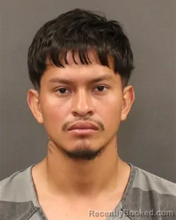 Mugshot of Darwin Misael Garcia Vivar booked in Hall County, Nebraska on August 9, 2026