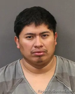 Mugshot of Esvin M Garcia Santos booked in Hall County, Nebraska on September 26, 2026