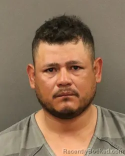 Mugshot of Martin E Romero Hernandez booked in Hall County, Nebraska on October 7, 2026