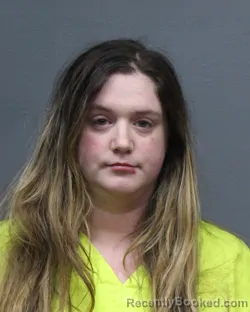 Mugshot of CALLI KATHRYN TEER booked in Bowie County, Texas on March 12, 2026