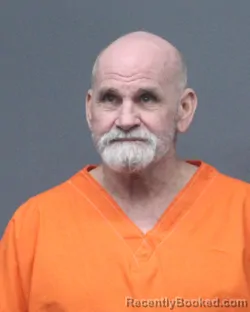 Mugshot of LOU EDWARD MOORE booked in Bowie County, Texas on March 24, 2026