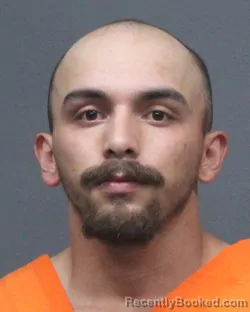 Mugshot of JUAN RENDON ALVARADO booked in Bowie County, Texas on March 26, 2026