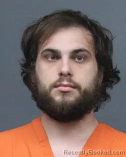 Mugshot of KALEB MATTHEW ALAMOND booked in Bowie County, Texas on March 30, 2026