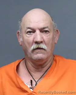 Mugshot of CURTIS WAYNE BURKHALTER booked in Bowie County, Texas on May 25, 2026