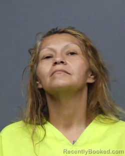 Mugshot of MARIE DELORES SHEPHERD booked in Bowie County, Texas on July 8, 2026