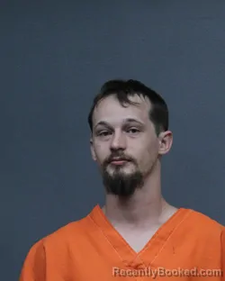 Mugshot of Brandon Kyle Myers booked in Bowie County, Texas on July 31, 2026