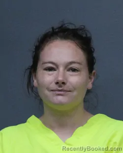 Mugshot of Brittany Marie Southard booked in Bowie County, Texas on August 3, 2026