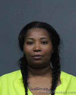 Mugshot of Teundria Shawntae Kelley booked in Bowie County, Texas on August 28, 2026