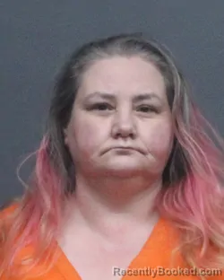 Mugshot of Brandy Marie Jordan booked in Bowie County, Texas on September 4, 2026