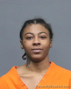 Mugshot of Aniya Chantell Green booked in Bowie County, Texas on September 8, 2026