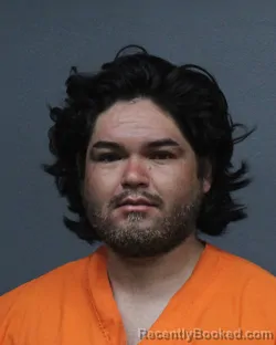 Mugshot of Alejandro Sanjuan Martinez booked in Bowie County, Texas on September 18, 2026