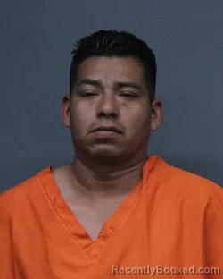 Mugshot of Edgar Serrano Salais booked in Bowie County, Texas on September 21, 2026