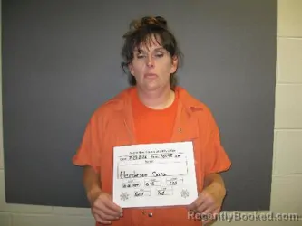 Mugshot of SARA HENDERSON booked in Red Willow County, Nebraska on July 23, 2026