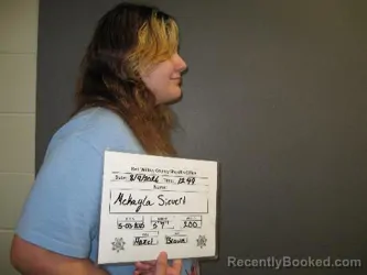 Mugshot of MCKAYLA SIEVERT booked in Red Willow County, Nebraska on August 4, 2026