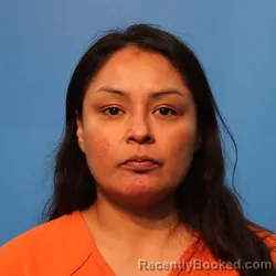 Mugshot of Daniela April Yazzie booked in Brazoria County, Texas on April 3, 2026
