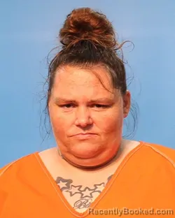 Mugshot of Christina Maelea Carnes booked in Brazoria County, Texas on April 30, 2026