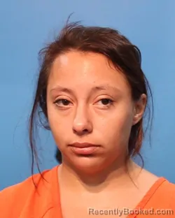 Mugshot of Jesilyn Alaine Garcia booked in Brazoria County, Texas on June 18, 2026