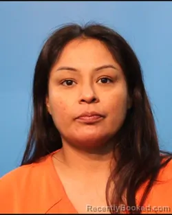 Mugshot of Daniela April Yazzie booked in Brazoria County, Texas on July 30, 2026