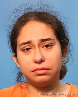 Mugshot of Audra Garza booked in Brazoria County, Texas on August 1, 2026