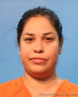 Mugshot of Venessa Rae Segura booked in Brazoria County, Texas on August 6, 2026