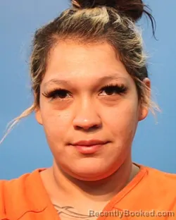 Mugshot of Ashley Nicole Villarreal booked in Brazoria County, Texas on August 7, 2026
