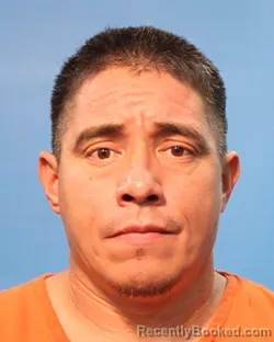 Mugshot of John Manuel Novelo booked in Brazoria County, Texas on August 7, 2026