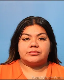 Mugshot of Amairani Belmares booked in Brazoria County, Texas on August 8, 2026