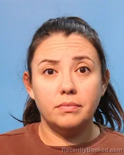 Mugshot of Ana Lorena Dilley booked in Brazoria County, Texas on August 9, 2026