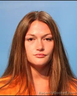 Mugshot of Brylee Nicole Womack booked in Brazoria County, Texas on August 9, 2026