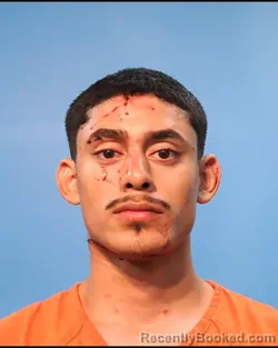 Mugshot of Damian Eduardo Perez booked in Brazoria County, Texas on August 9, 2026