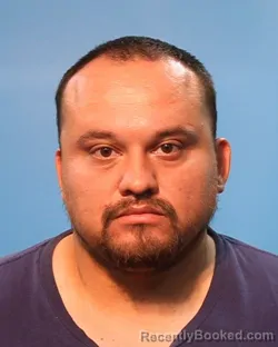 Mugshot of Roberto Mendoza booked in Brazoria County, Texas on August 16, 2026