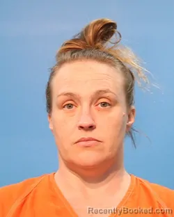 Mugshot of Jessica Courtney Dickens booked in Brazoria County, Texas on August 18, 2026