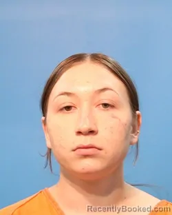 Mugshot of Kylee Frances Johnson booked in Brazoria County, Texas on August 18, 2026