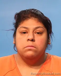 Mugshot of Priscilla Hinojosa booked in Brazoria County, Texas on August 20, 2026