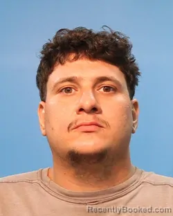 Mugshot of Roger Bayardo Solano booked in Brazoria County, Texas on August 20, 2026