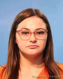 Mugshot of Mallory Alexis Shisler booked in Brazoria County, Texas on August 25, 2026