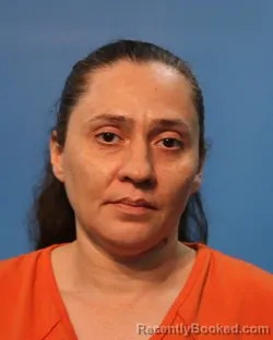 Mugshot of Lucia Herrera booked in Brazoria County, Texas on August 26, 2026