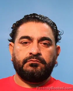 Mugshot of Gerardo Macedo Cardenas booked in Brazoria County, Texas on September 13, 2026