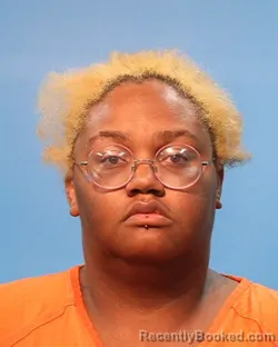Mugshot of Raynisha Vershae Scott booked in Brazoria County, Texas on September 28, 2026