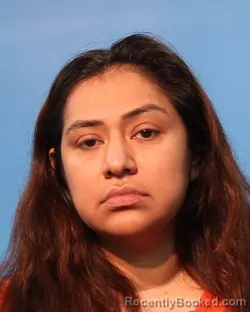 Mugshot of Evelin Morales booked in Brazoria County, Texas on October 5, 2026