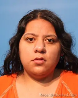 Mugshot of Jiselle Aliza Marie Bejarano booked in Brazoria County, Texas on October 6, 2026