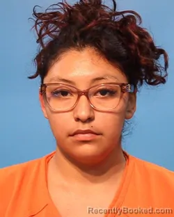 Mugshot of Olimpia De La Paz Benitez booked in Brazoria County, Texas on October 6, 2026