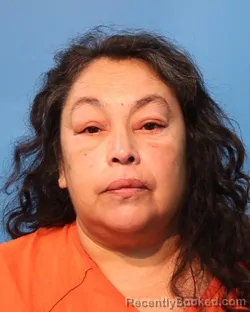 Mugshot of Soila Flores booked in Brazoria County, Texas on October 14, 2026